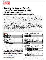 Assessing the Value and Role of Seafood Traceability Report COver Image